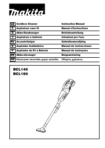 Manual de uso Makita BCL140 Aspirador