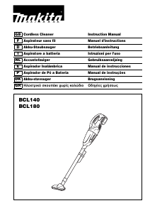 Manual de uso Makita BCL180 Aspirador