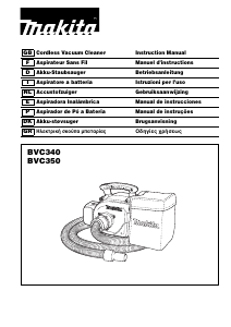 Manuale Makita BVC340 Aspirapolvere