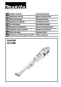 Εγχειρίδιο Makita CL072D Ηλεκτρική σκούπα