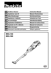 Manuale Makita DCL142 Aspirapolvere