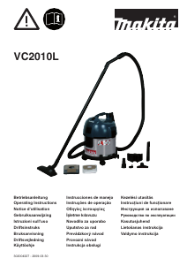 Εγχειρίδιο Makita VC2010L Ηλεκτρική σκούπα