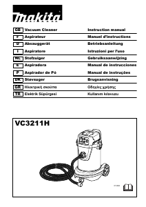 Mode d’emploi Makita VC3211H Aspirateur