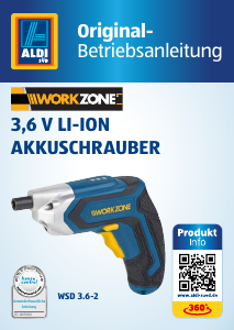 Bedienungsanleitung Workzone WSD 3.6-2 Schrauber
