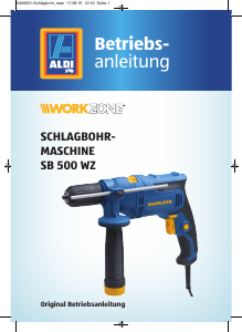 Bedienungsanleitung Workzone SB 500 WZ Schlagbohrmaschine