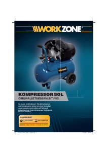 Bedienungsanleitung Workzone WAC 3050/1 Kompressor