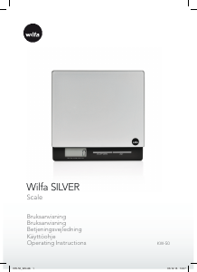 Manual Wilfa KW-50 Kitchen Scale