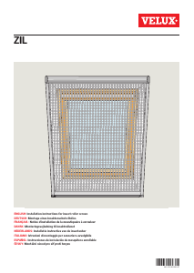 Bedienungsanleitung Velux ZIL Fliegengitter