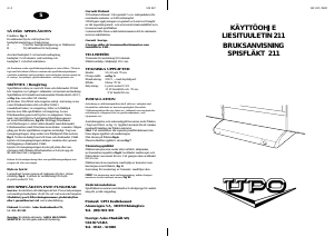 Bruksanvisning UPO E5023 Köksfläkt