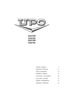 Rokasgrāmata UPO E5070W Tvaika nosūcējs