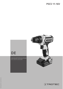 Bedienungsanleitung Trotec PSCS 11-16V Bohrschrauber