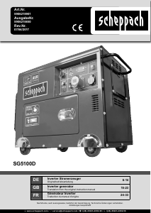 Manual Scheppach SG5100D Generator