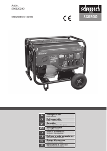 Manuale Scheppach SG6500 Generatore