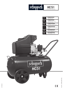 Mode d’emploi Scheppach HC51 Compresseur