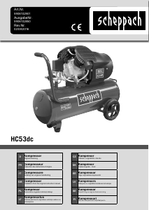 Manuale Scheppach HC53dc Compressore