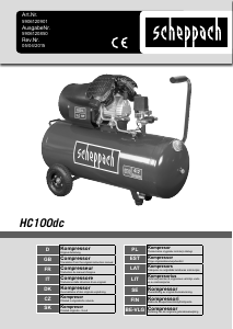 Bedienungsanleitung Scheppach HC100dc Kompressor