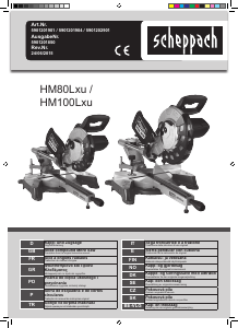 Manuál Scheppach HM80Lxu Kotoučová pila