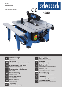 Instrukcja Scheppach HS80 Pilarka tarczowa