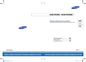 Handleiding Samsung DCB-P850S Digitale ontvanger