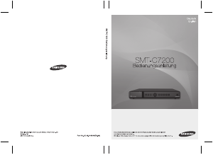 Bedienungsanleitung Samsung SMT-C7200 Digital-receiver