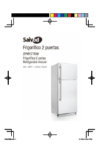 Manual de uso Saivod 2PM 1770W Frigorífico combinado