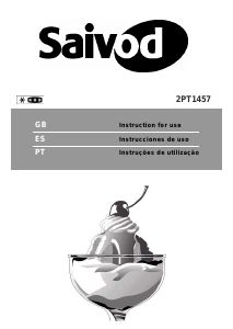 Manual de uso Saivod 2PT 1457 Frigorífico combinado