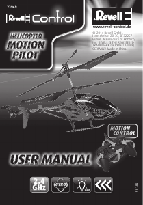 Bedienungsanleitung Revell set 23969 Motion Pilot Funkferngesteuerten hubschrauber