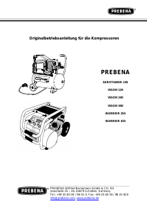 Bedienungsanleitung Prebena AEROTAINER 245 Kompressor