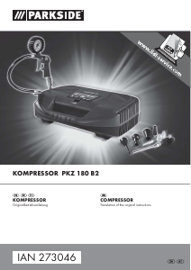 Manual Parkside IAN 273046 Compressor