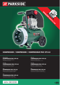 Handleiding Parkside IAN 285200 Compressor