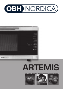 Manual OBH Nordica 7549 Artemis Microwave