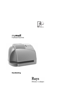 Handleiding FP-Ruys MyMail Frankeermachine