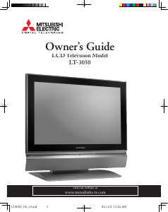 Handleiding Mitsubishi LT-3050 LCD televisie