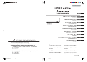 Manual Mitsubishi SRK45ZMP-S Ar condicionado