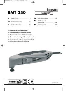 Bedienungsanleitung Meister BMT 250 Multifunktionswerkzeug