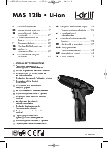 Manual Meister MAS 12ib Li-ion Maşină de găurit-înşurubat