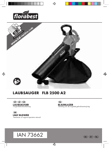 Manual Florabest FLB 2500 A2 Leaf Blower