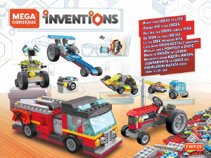 Руководство Mega Construx set FWP29 Inventions Набор конструктора из деталей с колесиками