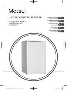 Manual Matsui MUF988S Freezer