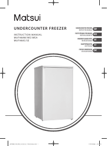 Manual Matsui MUF988W Freezer