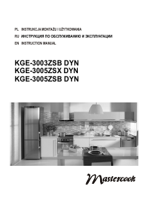 Руководство Mastercook KGE-3003ZSB DYN Кухонная плита