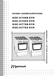 Instrukcja Mastercook KGE-3419SX DYN Kuchnia