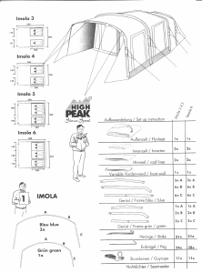 Bedienungsanleitung High Peak Simex Sport Imola 6 Zelt