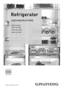 Manual Grundig GKN 16910 B Fridge-Freezer