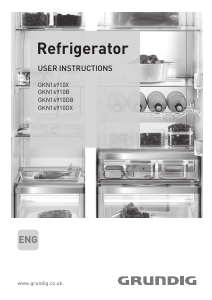 Manual Grundig GKN 16910 DB Fridge-Freezer