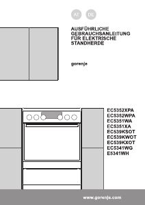 Bedienungsanleitung Gorenje EC5352XPA Herd