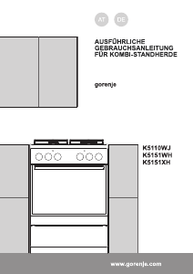 Bedienungsanleitung Gorenje K5151WH Herd