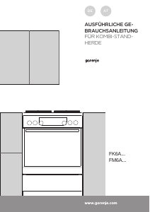 Bedienungsanleitung Gorenje K6351WF Herd