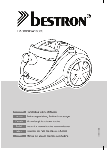 Manual Bestron D1800SP Vacuum Cleaner