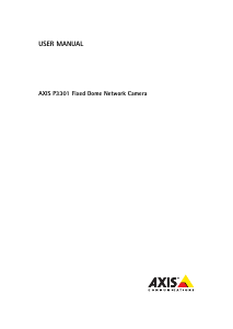 Manual Axis P3301 IP Camera